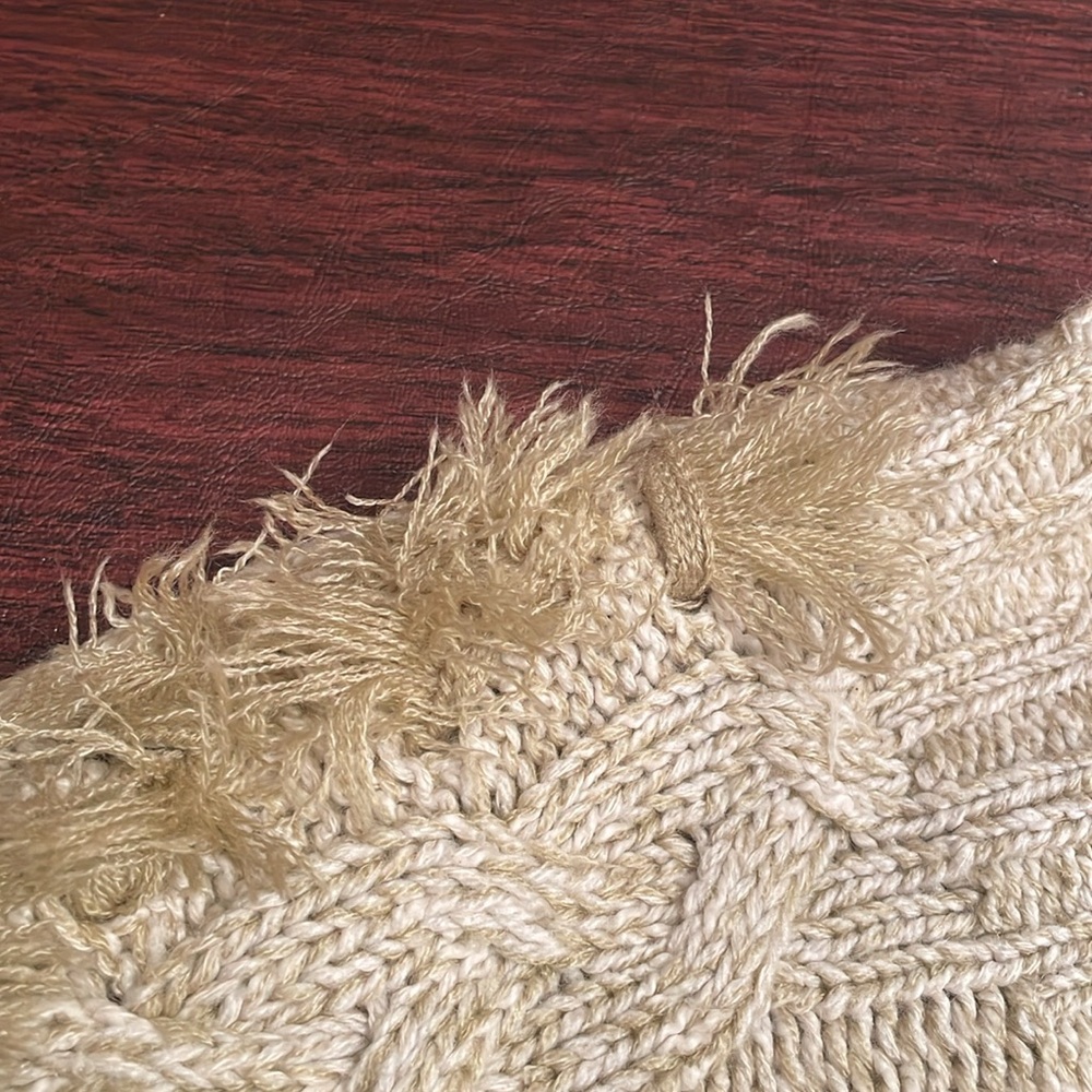 Cozy Cream cardigan from Anthropologie - Picture 8 of 10